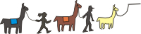Lama-Logo im Winter
